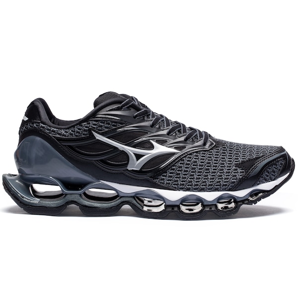 Tênis Mizuno Wave Prophecy 11S - Masculino | Cor: PRETO/PRATA | Tamanho: 43