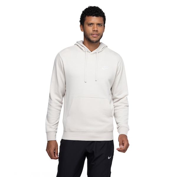 Blusão Nike Masculino com Capuz Sportswear Club Hoodie