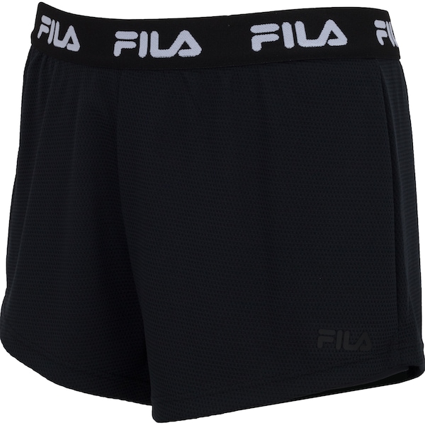Shorts Feminino Fila Flow Elastic | Cor: PRETO | Tamanho: G
