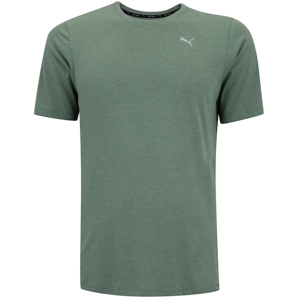 Camiseta Puma Manga Curta Performance Heather - Masculina