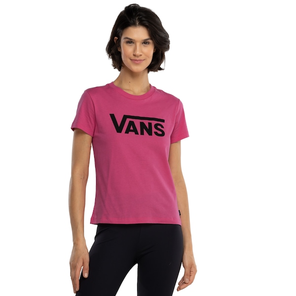 Camiseta Vans Manga Curta Flying V Crew Tee - Feminina