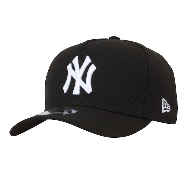 Boné New York Yankees MLB Aba Curva New Era 940 Snapback BLK - Adulto | Cor: PRETO | Tamanho: único