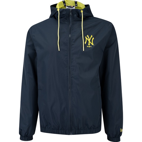 Jaqueta Corta-Vento New York Yankees MLB com Capuz Masculina Basic Sazonal Quad