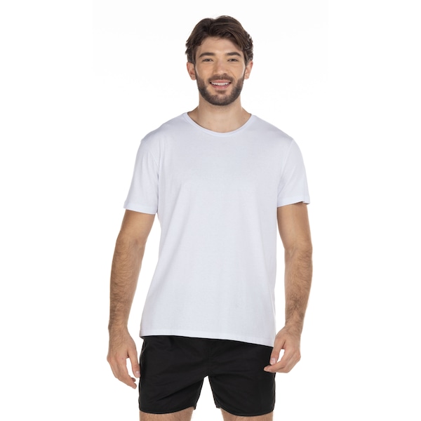 Camiseta Cava Tradicional Oxer Manga Curta Basic New Baixa Sustentação II - Masculina