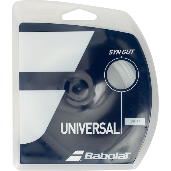 Corda para Raquete de Tênis Babolat Synthetic Gut Universal 1.25 Mm 17l – 12 M