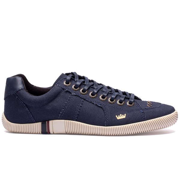 Tênis Osklen Riva Lona Lisa 62050 - Masculino | Cor: AZUL ESCURO | Tamanho: 39