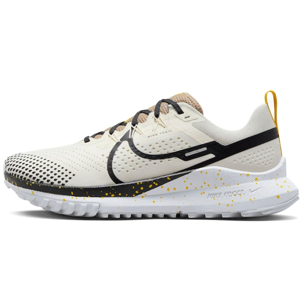 Vista 2 Tênis Nike react Pegasus Trail 4 - Masculina BEGE/PRETO Nike BEGE/PRETO
