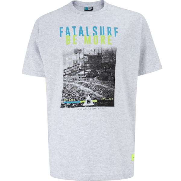 Camiseta Plus Size Fatal Estampada 26524 - Masculina