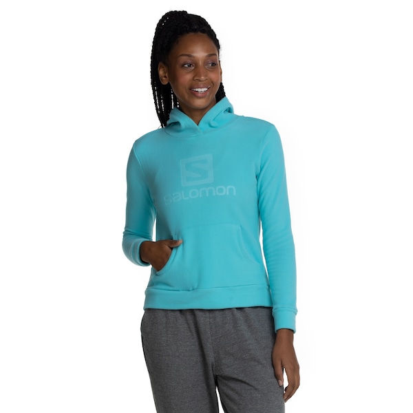 Blusão Salomon Feminino com Capuz Polar Hoodie