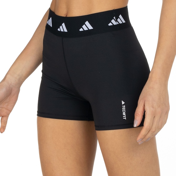 Short Feminino adidas Techfit 3 Polegadas