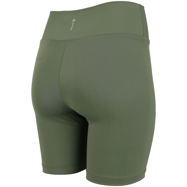 Vista 3 Bermuda Cós Baixo e édia Compressão Feminina Oxer Aerobic VERDE ESCURO Oxer VERDE ESCURO