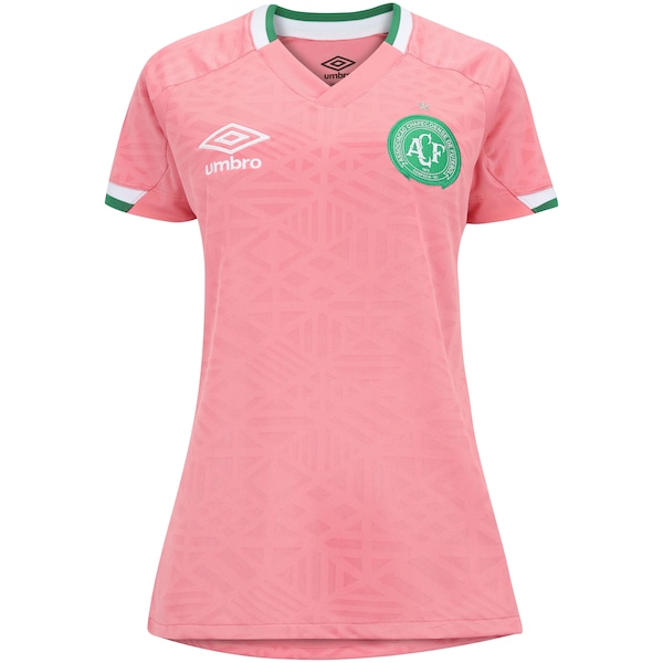 Camisa da Chapecoense 22 Outubro Rosa Umbro - Feminina