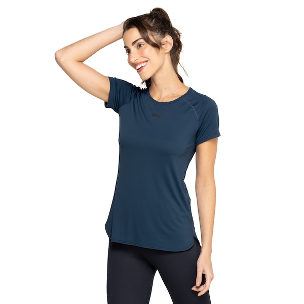 Camiseta Fila Manga Curta com Proteção UV Bio II - Feminina