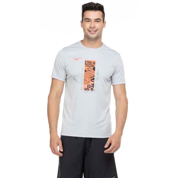 Camiseta Mizuno Manga Curta Energy Sta - Masculina