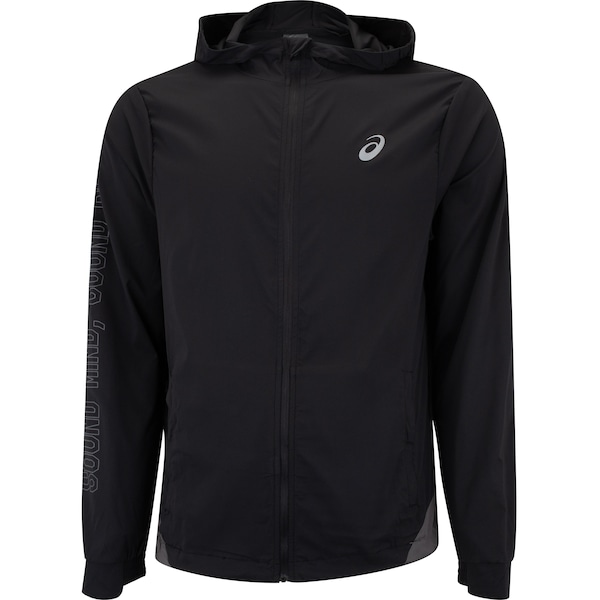 Jaqueta Masculina ASICS com Capuz Icon Packable