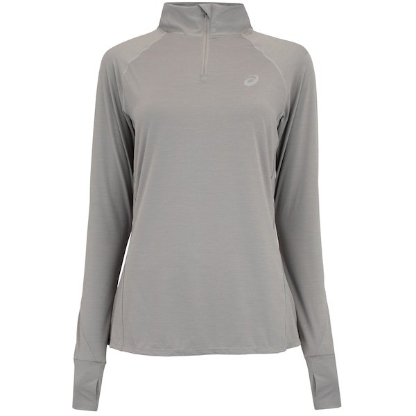 Camiseta Feminina ASICS Manga Longa com Zíper