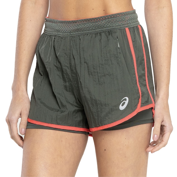 Short Feminino ASICS Corrida Takay Cós Respirável