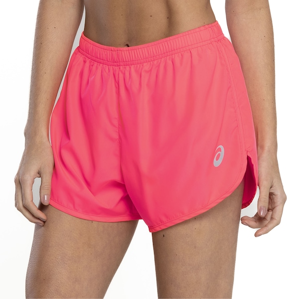 Short Feminino ASICS Sakai Runner Básico | Cor: ROSA ESCURO | Tamanho: GG