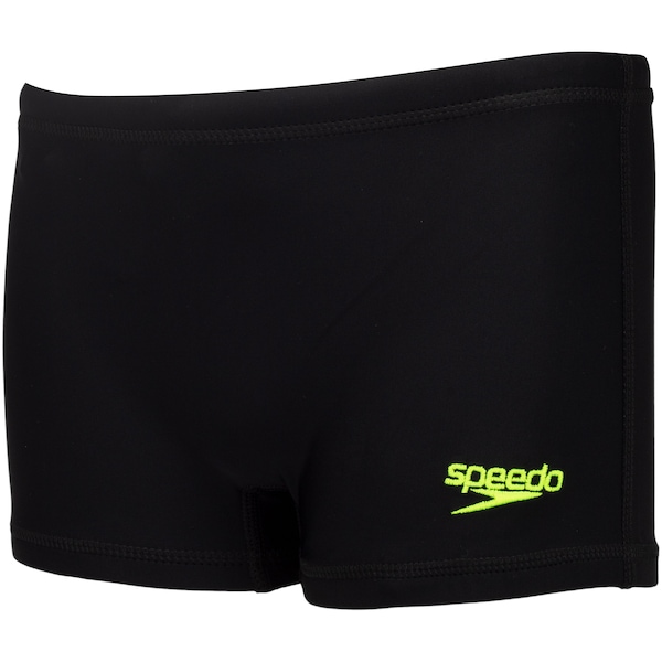 Sunga Boxer Hidroshort Speedo Solid Kids - Infantil | Cor: PRETO | Tamanho: 14