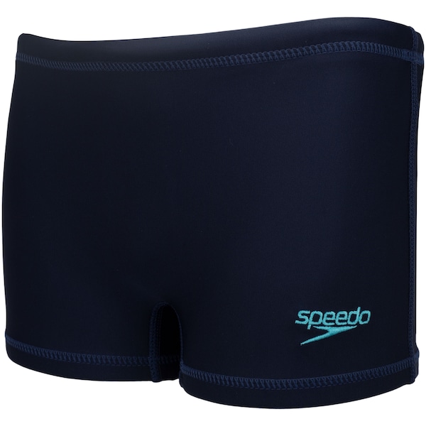 Sunga Boxer Hidroshort Speedo Solid Kids - Infantil | Cor: AZUL ESCURO | Tamanho: 10
