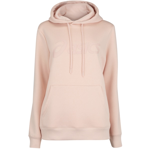 Blusa de Moletom Feminina ASICS com Capuz Canguru e Fleece