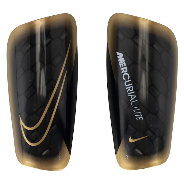 Caneleira de Futebol Nike Mercurial Lite FA22 - Adulto | Cor: PRETO/BRANCO | Tamanho: M