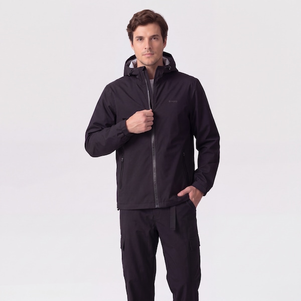Jaqueta Masculina Nord com Capuz Impermeável Selada