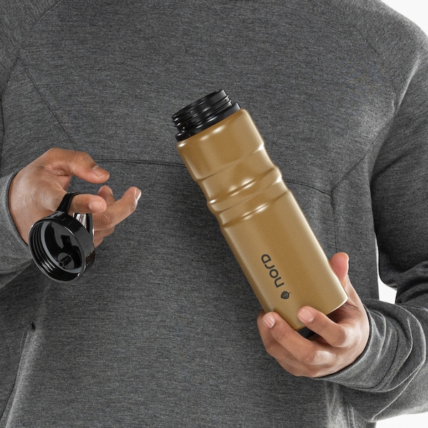 Vista 3 Squeeze de Alumínio Nord - 750ml Nord Outdoor PRETO Nord Outdoor PRETO