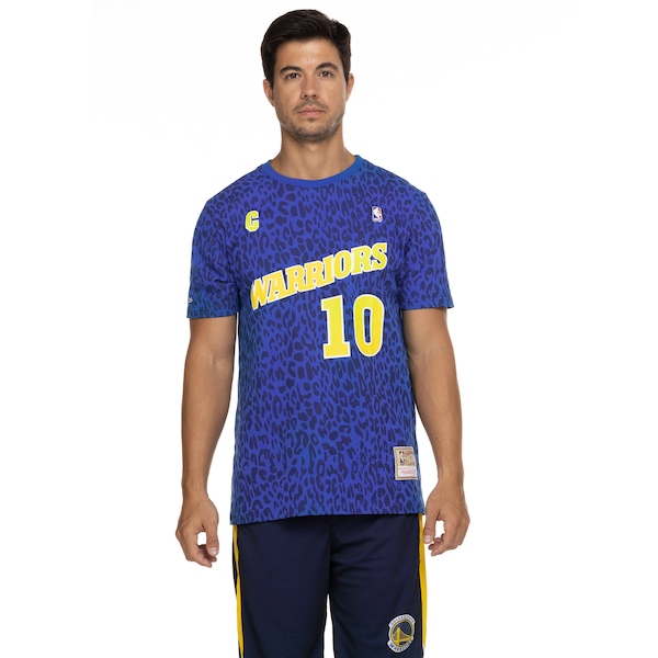 Camiseta do Golden State Warriors NBA Mitchell & Ness Masculina Especial