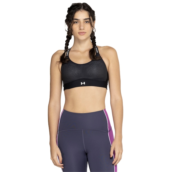 Top Fitness com Bojo Under Armour Média Sustentação Infinity Mid Bra - Adulto