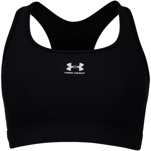 Vista 2 Top Fitness Sem Bojo Under Armour éida Sustentação HG Padl Adulto PRETO/BRANCO Under Armour PRETO/BRANCO