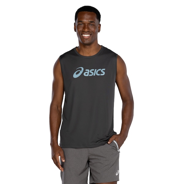 Camiseta Regata Masculina ASICS Logo Standard