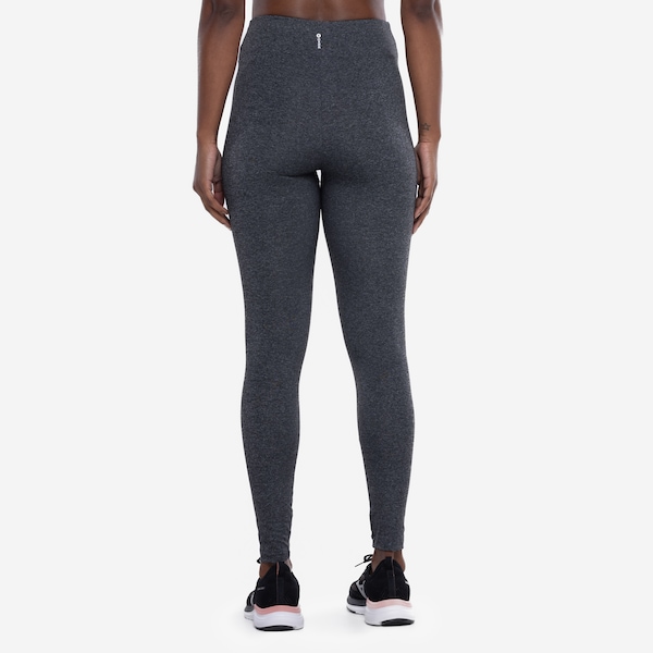 Vista 3 Calça Legging Feminina Oxer Campeão Slim Cós Baixo édia Compressão CINZA MESCLA Oxer CINZA MESCLA