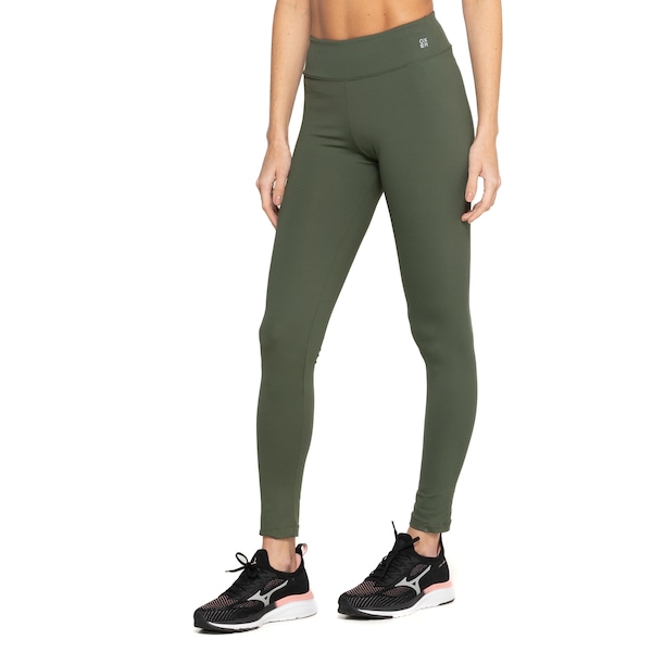 Calça Legging Oxer Feminina Campeão Slim Cós Baixo Média Compressão