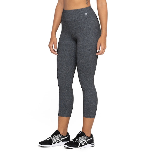 Calça Legging Oxer Feminina Capri Campeão Slim Cós Baixo Média Compressão