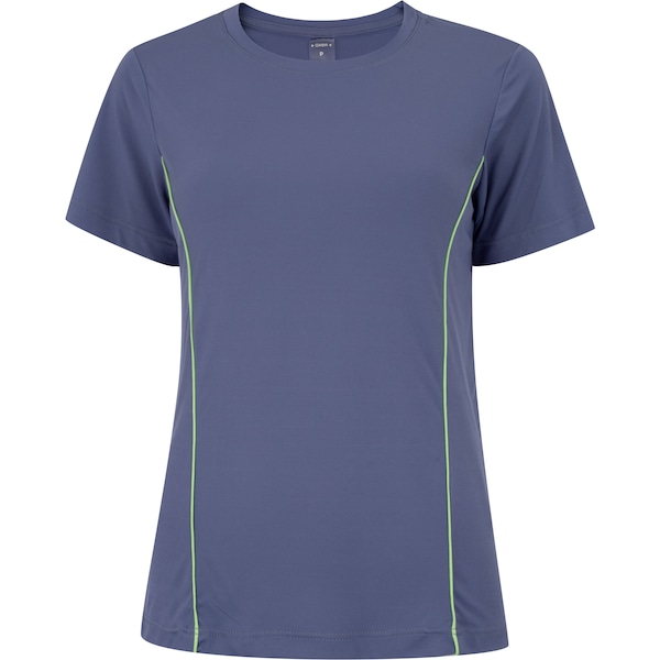 Camiseta Feminina Oxer Vivo Run | Cor: AZUL/VERDE CLA | Tamanho: GG