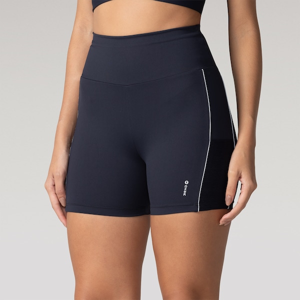 Bermuda Feminina Oxer Textura Cós Médio Média Compressão