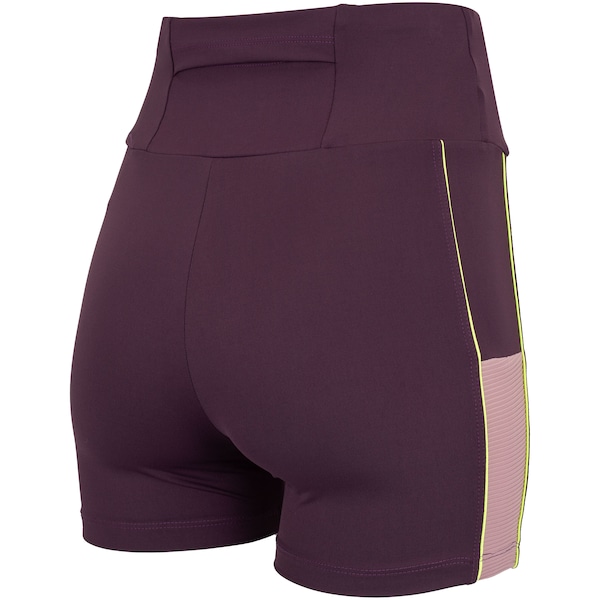 Vista 3 Bermuda Feminina Oxer Textura Cós Médio Média Compressão PRETO Oxer PRETO