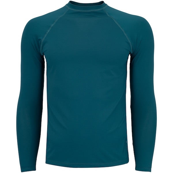 Camiseta Manga Longa Masculina Oxer com Proteção Solar UV | Cor: PETROLEO | Tamanho: M