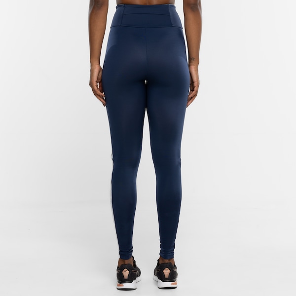 Vista 3 Calça Legging Feminina ASICS Blue Sumi AZUL ESC/AZUL CLA ASICS AZUL ESC/AZUL CLA