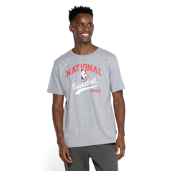 Camiseta Masculina NBA Manga Curta Vintage Team Nb353