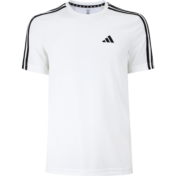 Camiseta Masculina adidas Manga Curta Essentials 3 Listras