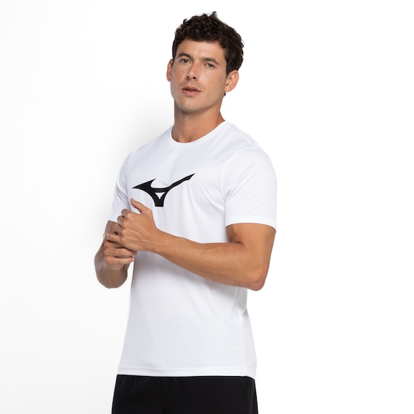 Camiseta Masculina Mizuno Manga Curta Run Spark