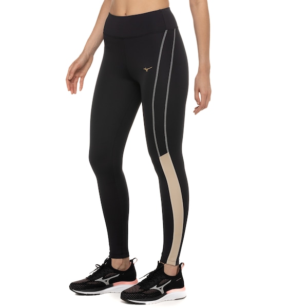 Calça Legging Feminina Mizuno Run Easy 4 | Cor: PRETO | Tamanho: M