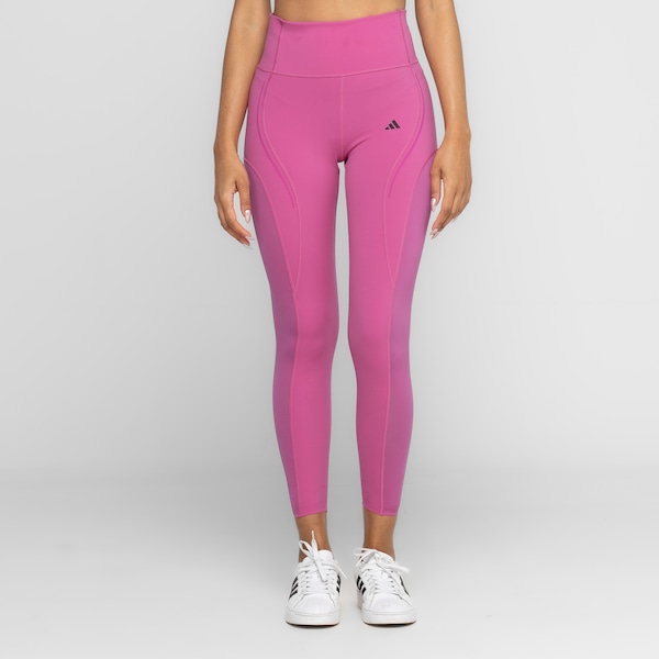 Vista 3 Calça Legging Feminina adidas Hiit Luxe ROSA Adidas ROSA