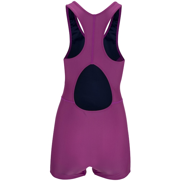 Vista 3 Macaquinho de Hidroginástica Feminino Fila Long Tri PRETO Fila PRETO