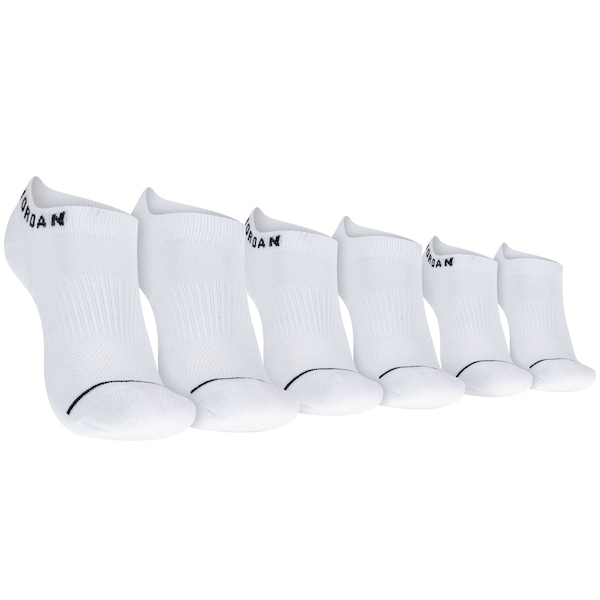 Kit de Meias Cano Invisível Nike Masculino Jordan Dri-Fit No Show com 3 Pares