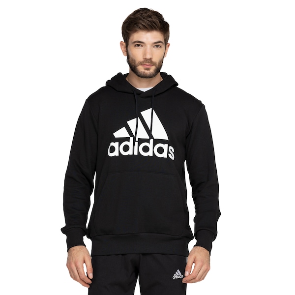 Blusão Masculino adidas com Capuz Logo