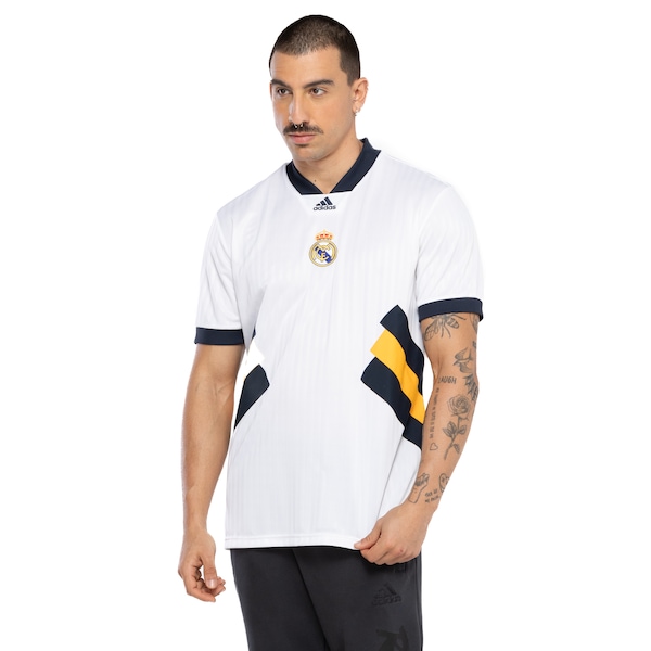 Camiseta Real Madrid Masculina adidas Manga Curta Icon