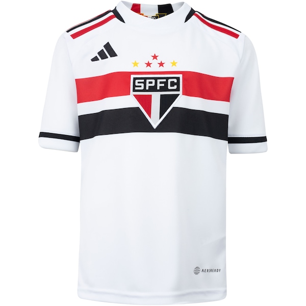 Camisa do São Paulo I 23 adidas - Infantil